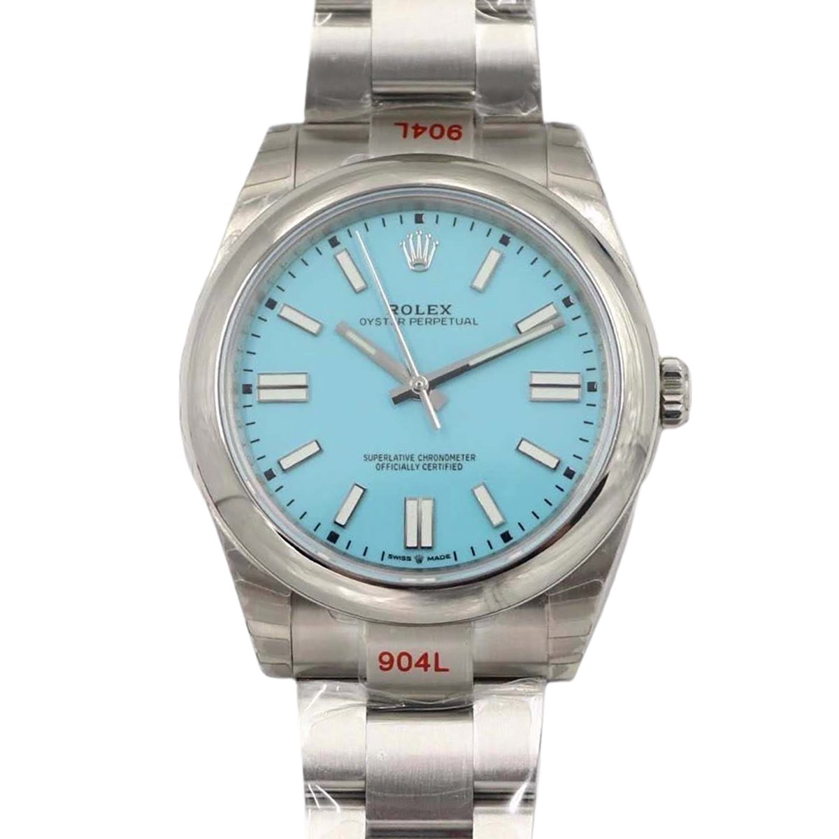 Oyster Perpetual 41mm Turquoise Blue Dial 114300