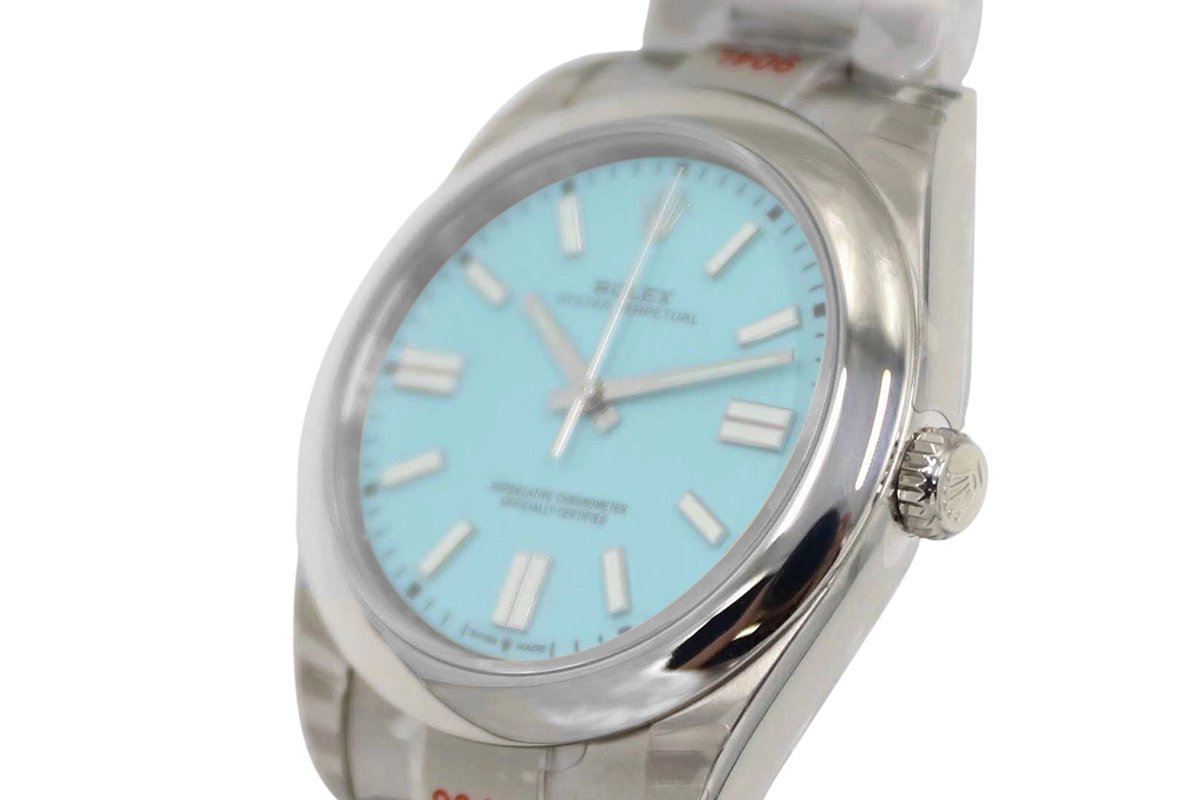 Oyster Perpetual 41mm Turquoise Blue Dial 114300