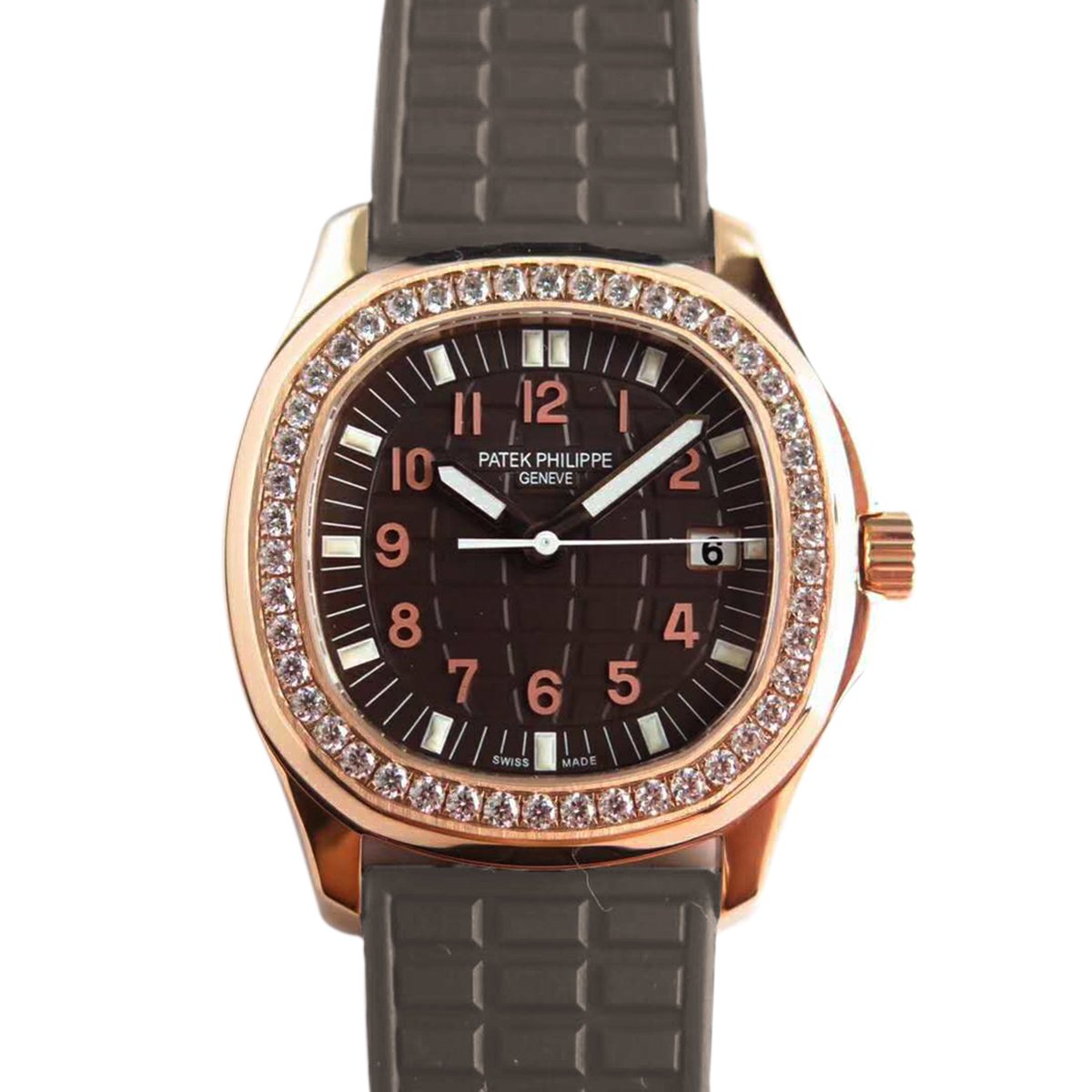 Aquanaut Luce 5068R-001 Brown Dial in Rose Gold