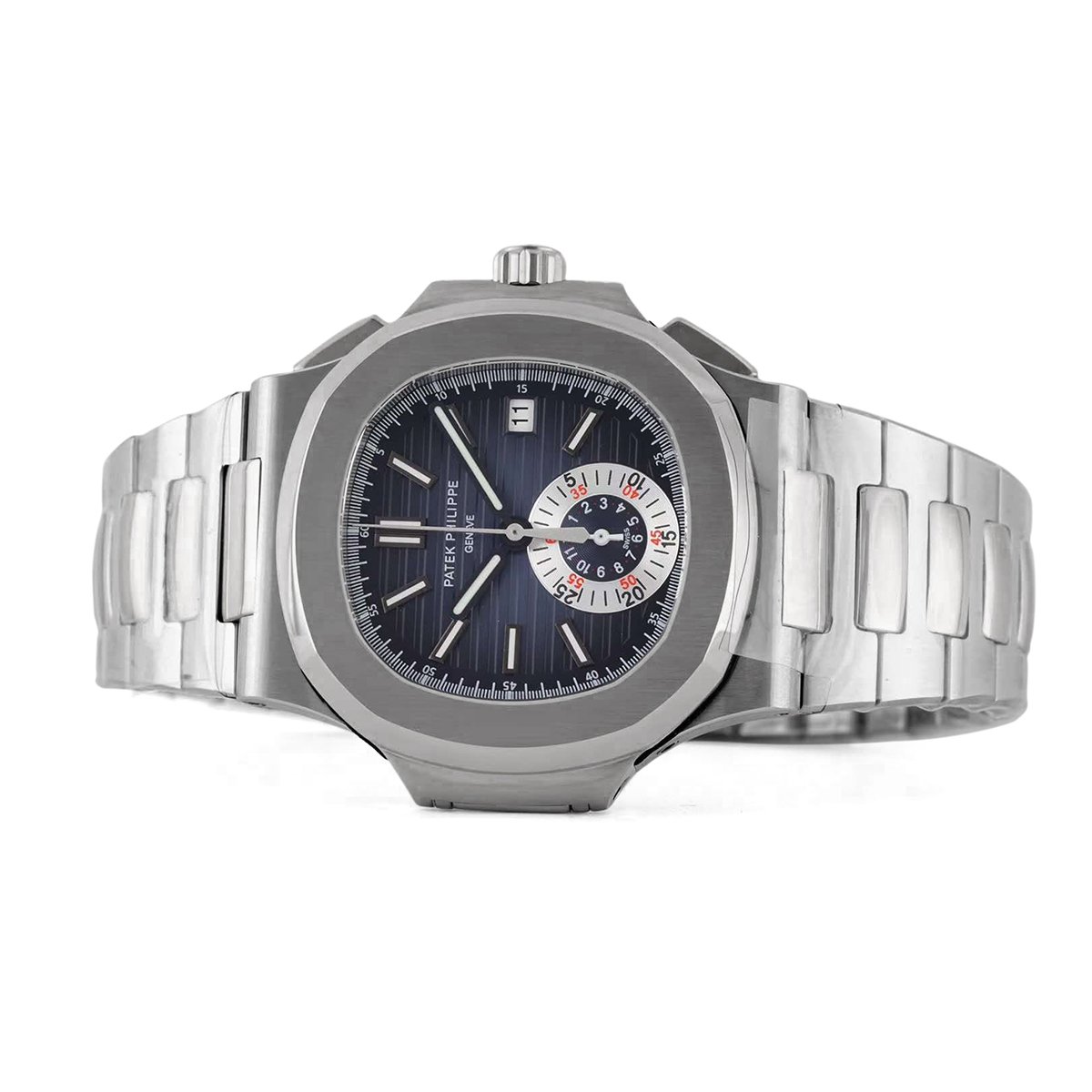 Nautilus 5980/1A-001 Blue Dial in Steel