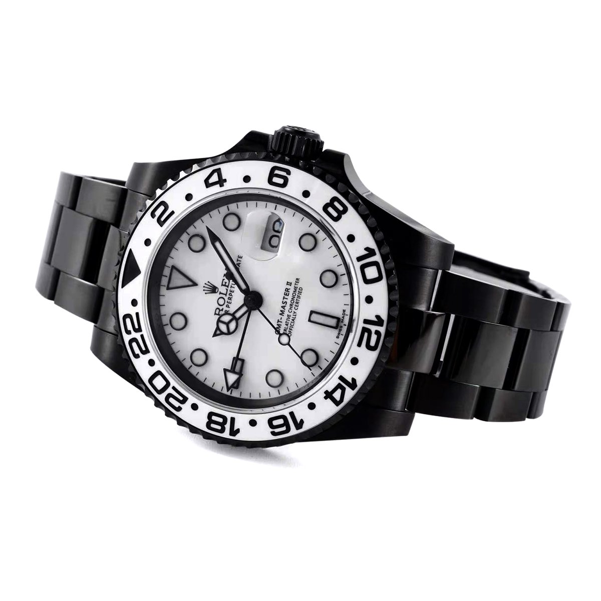 GMT Master II 116710 “Oreo” White Dial in PVD