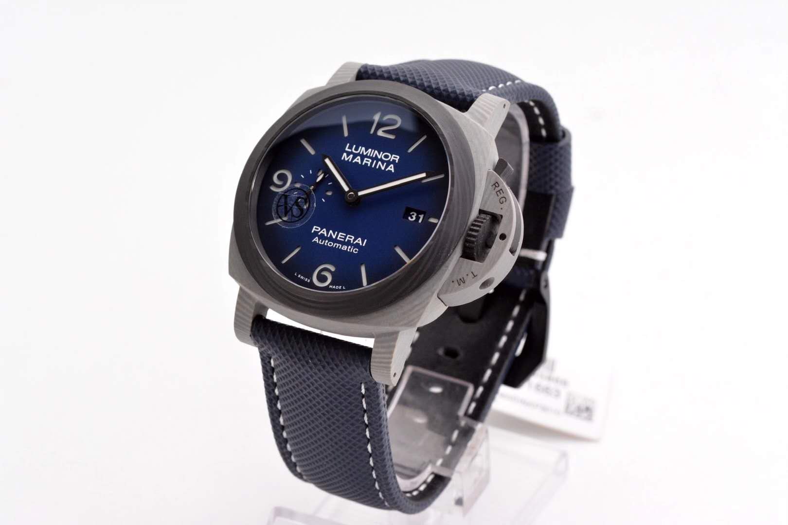 PAM1663 Lumminor Marina Fibratech™ Vulcano Blu 44mm