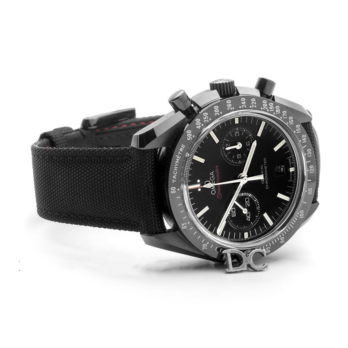 Speedmaster Moonwatch Co-Axial Chronograph ‘Dark Side of The Moon’ with White Tachymeter