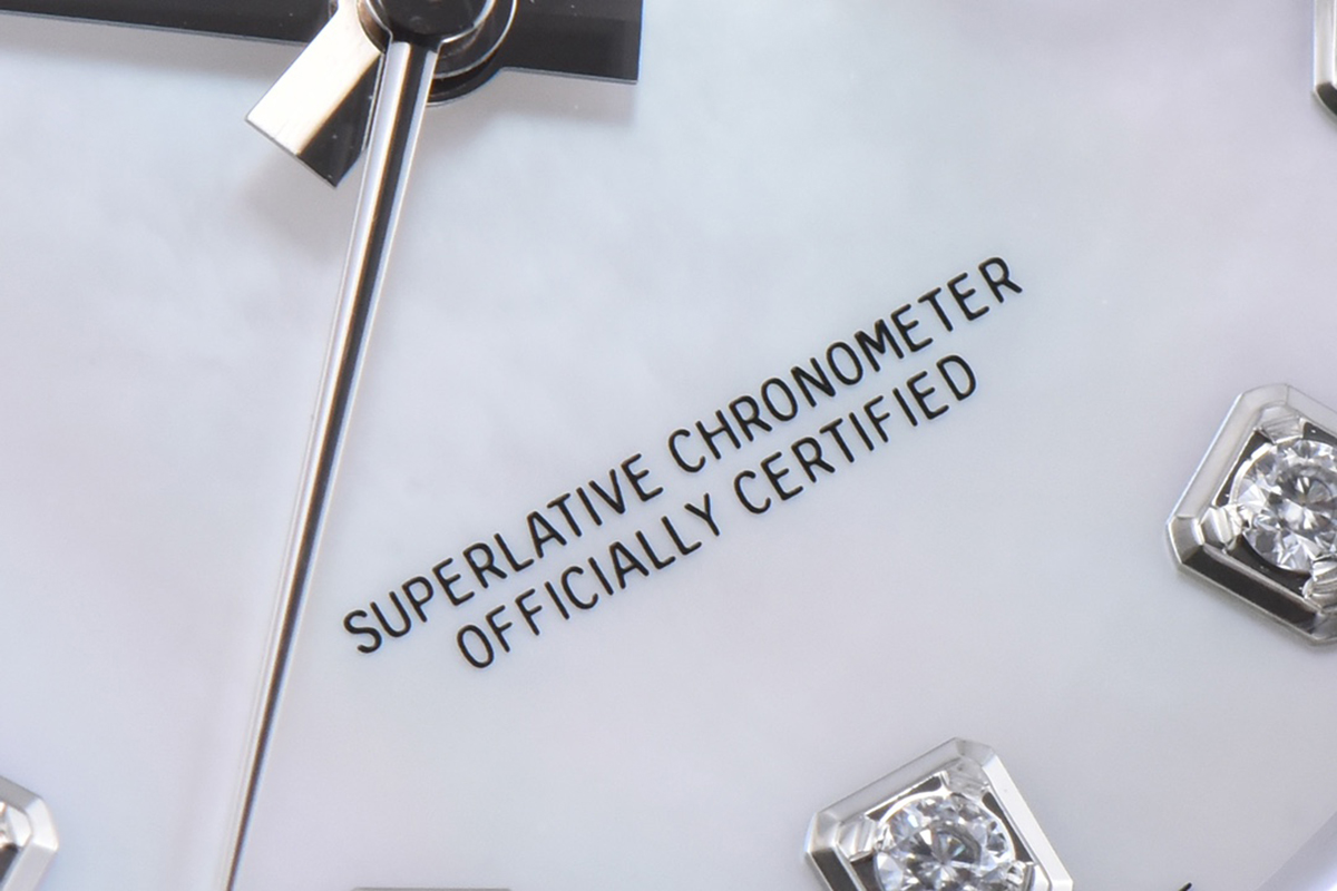 Datejust 36 126234 White MOP Dial with D1am0nd Marker in Steel in Jubilee Bracelet