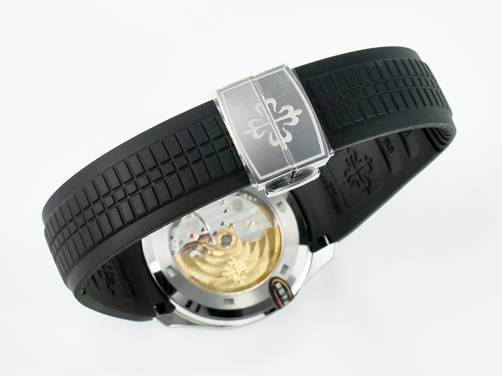 Aquanaut 5167A SS ZF 1:1 Best Edition Black Dial on Black Rubber Strap A324 S*per Clone(New clasp)