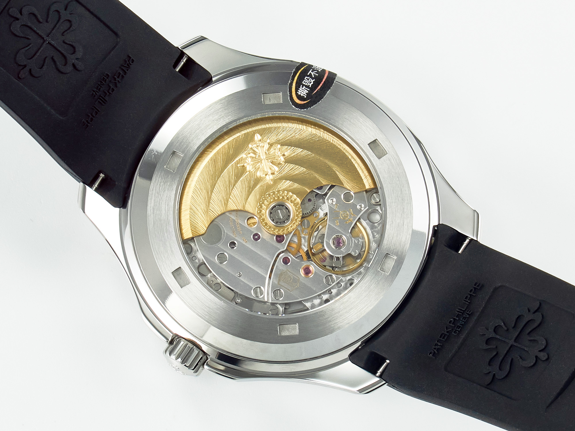 Aquanaut 5167A SS ZF 1:1 Best Edition Black Dial on Black Rubber Strap A324 S*per Clone(New clasp)