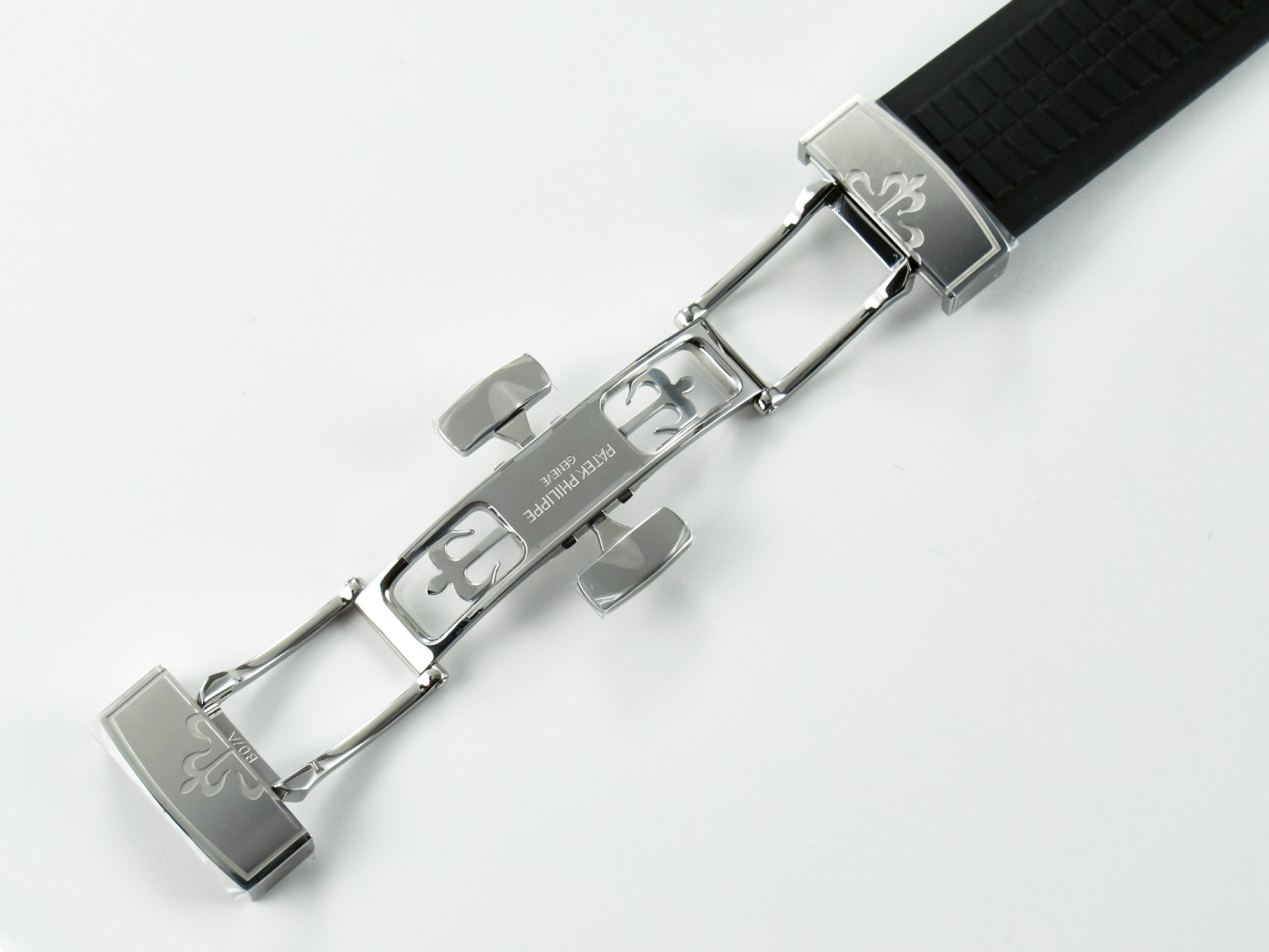 Aquanaut 5167A SS ZF 1:1 Best Edition Black Dial on Black Rubber Strap A324 S*per Clone(New clasp)