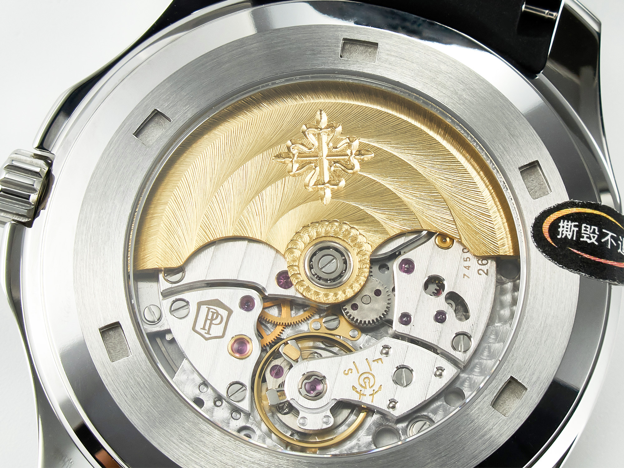 Aquanaut 5167A SS ZF 1:1 Best Edition Black Dial on Black Rubber Strap A324 S*per Clone(New clasp)