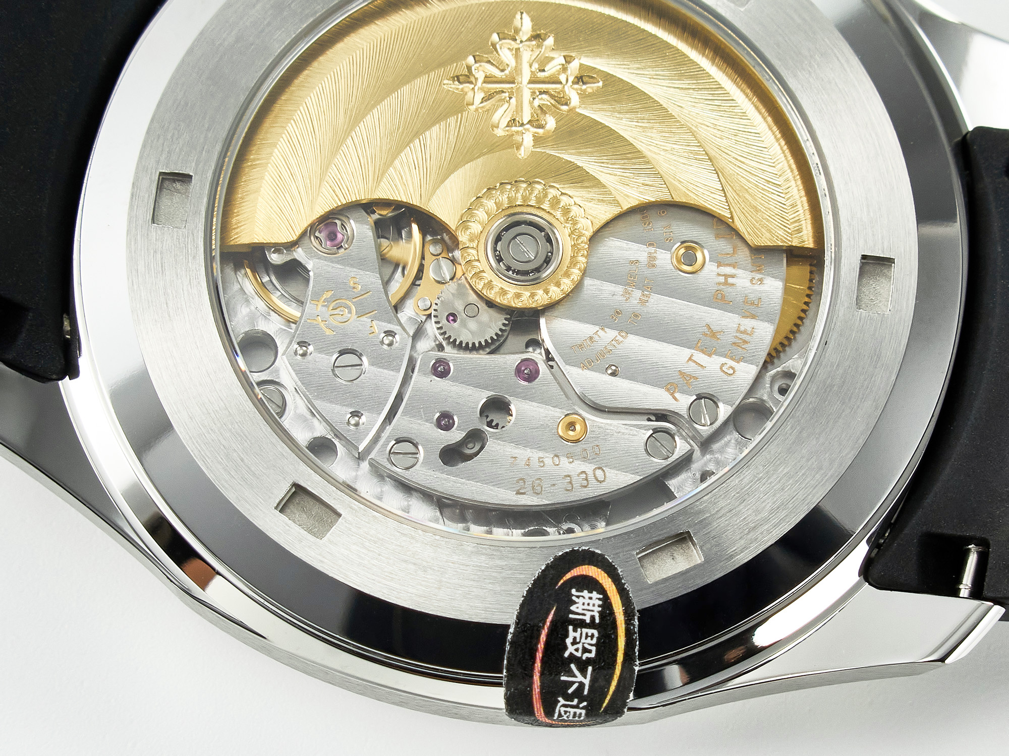 Aquanaut 5167A SS ZF 1:1 Best Edition Black Dial on Black Rubber Strap A324 S*per Clone(New clasp)